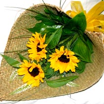 flowers in flax