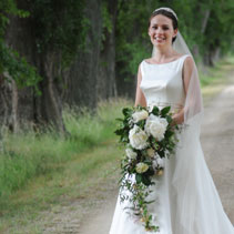 stunning trailing bouquet