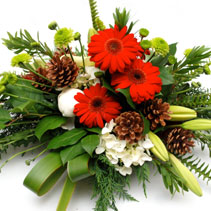 traditional christmas arrangement