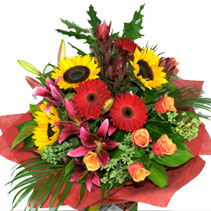 vibrant mixed flower vox